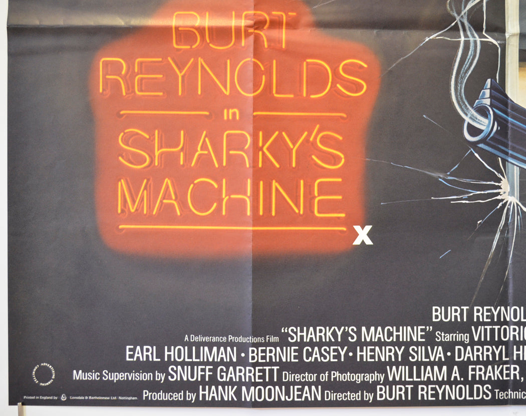 SHARKY’S MACHINE (Bottom Left) Cinema Quad Movie Poster 