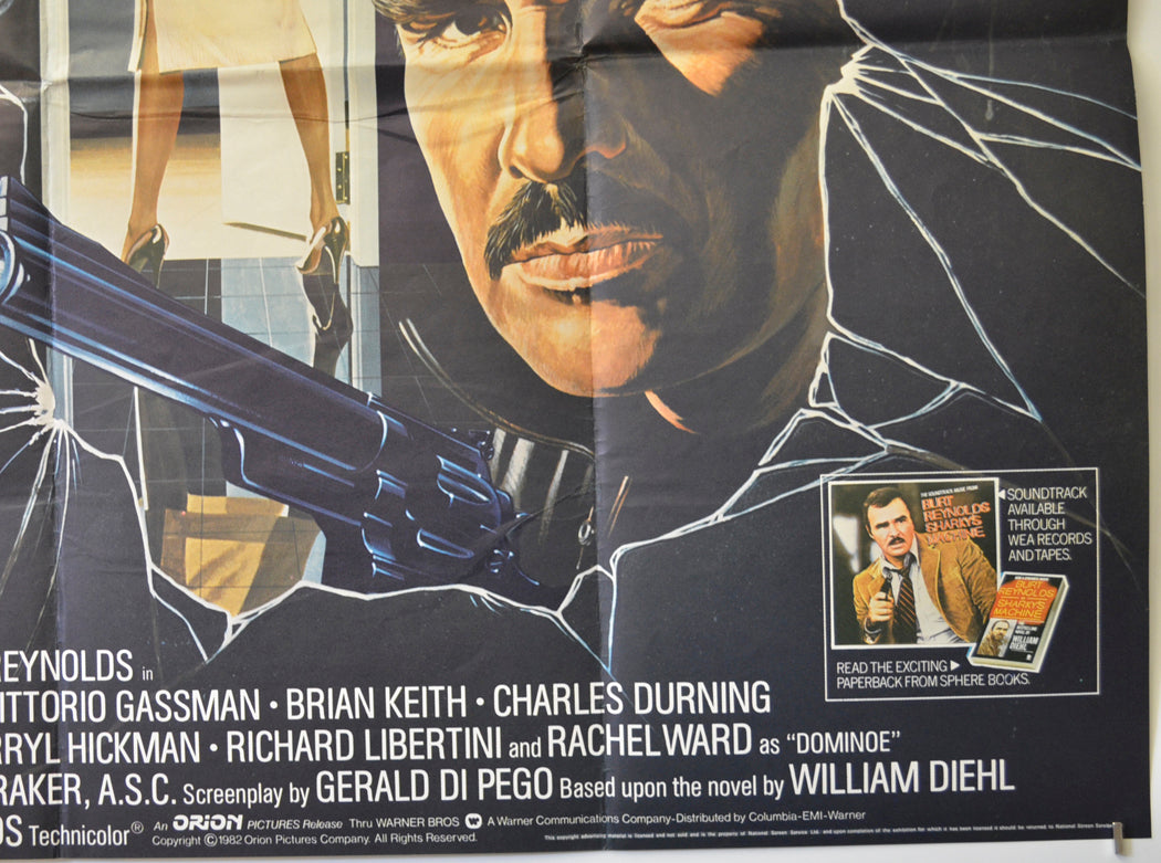 SHARKY’S MACHINE (Bottom Right) Cinema Quad Movie Poster 