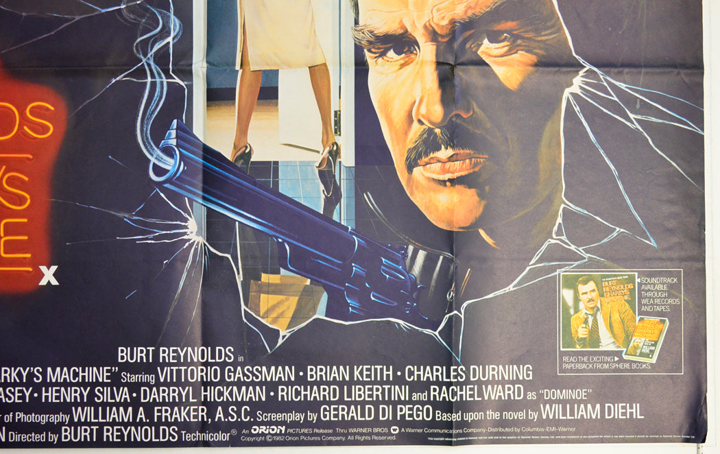 SHARKY’S MACHINE (Bottom Right) Cinema Quad Movie Poster 