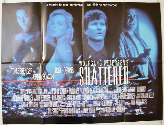 Shattered   Original Quad Poster - Film Poster - Movie Poster 