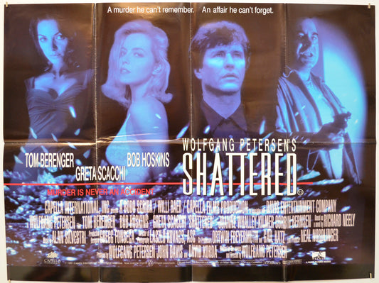 Shattered Original Quad Poster - Film Poster - Movie Poster