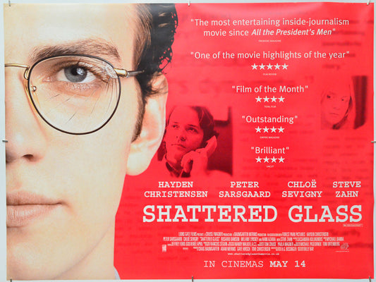 Shattered Glass - Original Quad Poster - Film Poster - Movie Poster