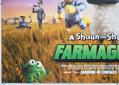 SHAUN THE SHEEP : FARMAGEDDON (Bottom Left) Cinema Quad Movie Poster 