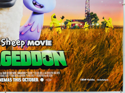 Shaun The Sheep : Farmageddon (Bottom Right) Cinema Quad Movie Poster 