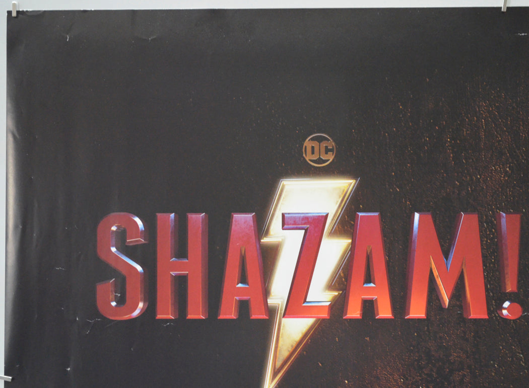 SHAZAM (Top Left) Cinema Quad Movie Poster 