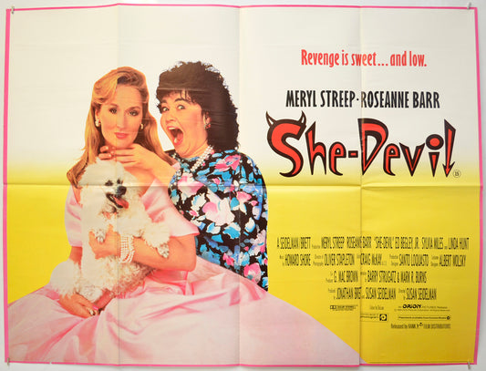 She-Devil Original Quad Poster - Film Poster - Movie Poster