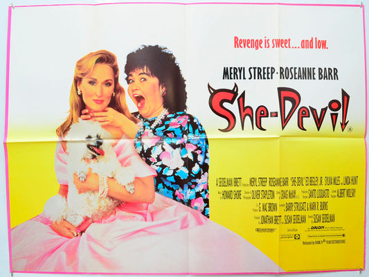 She-Devil Original Quad Poster - Film Poster - Movie Poster