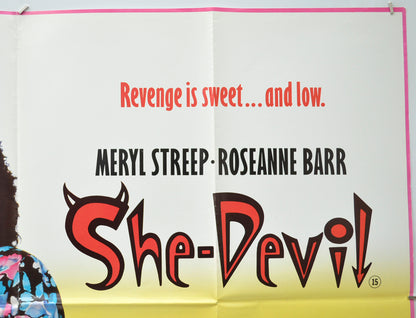 SHE-DEVIL (Top Right) Cinema Quad Movie Poster 