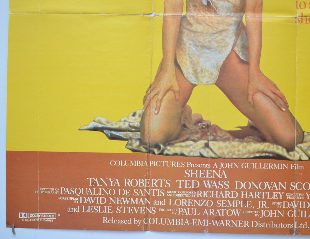 SHEENA (Bottom Left) Cinema Quad Movie Poster 