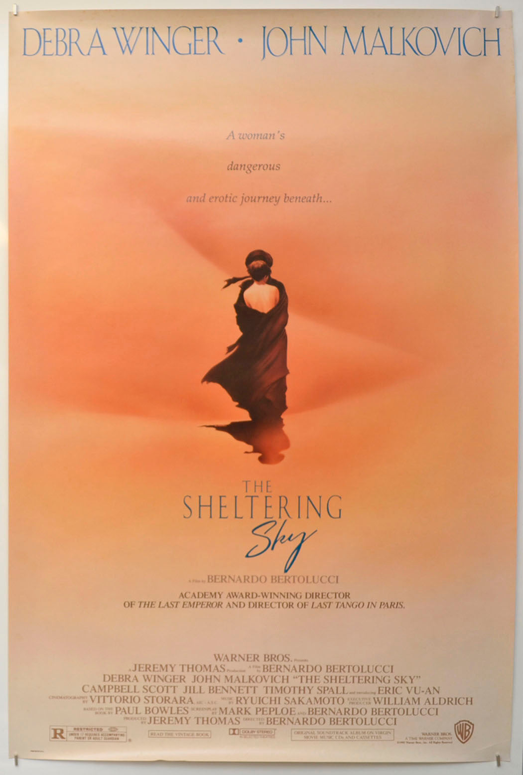 The Sheltering Sky Original One Sheet Poster - Film Poster - Movie Poster