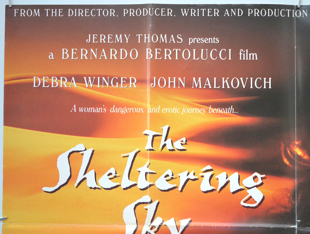 THE SHELTERING SKY (Top Left) Cinema Quad Movie Poster 