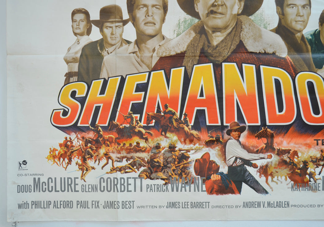 SHENANDOAH (Bottom Left) Cinema Quad Movie Poster 