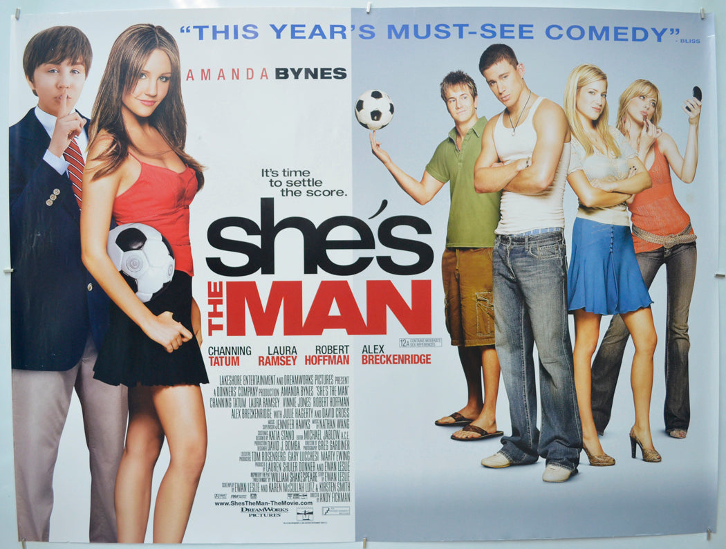 She’s The Man Original Quad Poster - Film Poster - Movie Poster