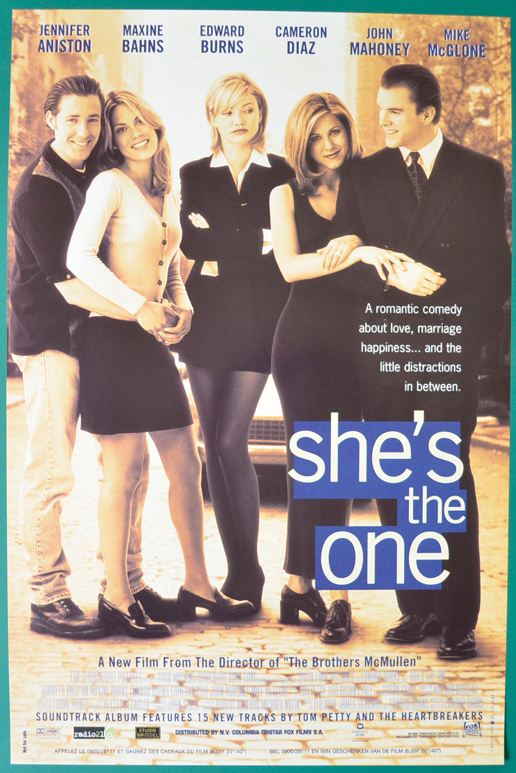 She's The One  Original Belgian Poster - Film Poster - Movie Poster