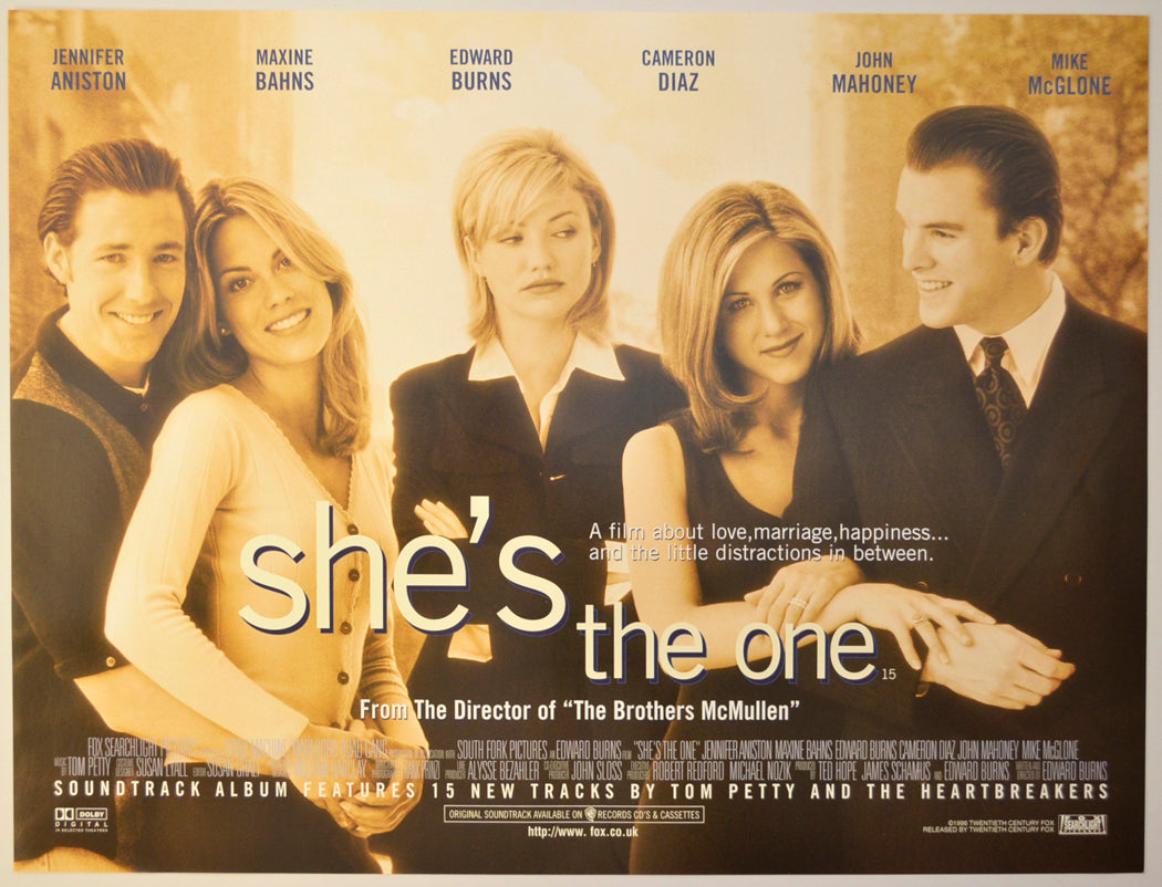 She's The One Original Mini Quad Poster - Film Poster - Movie Poster