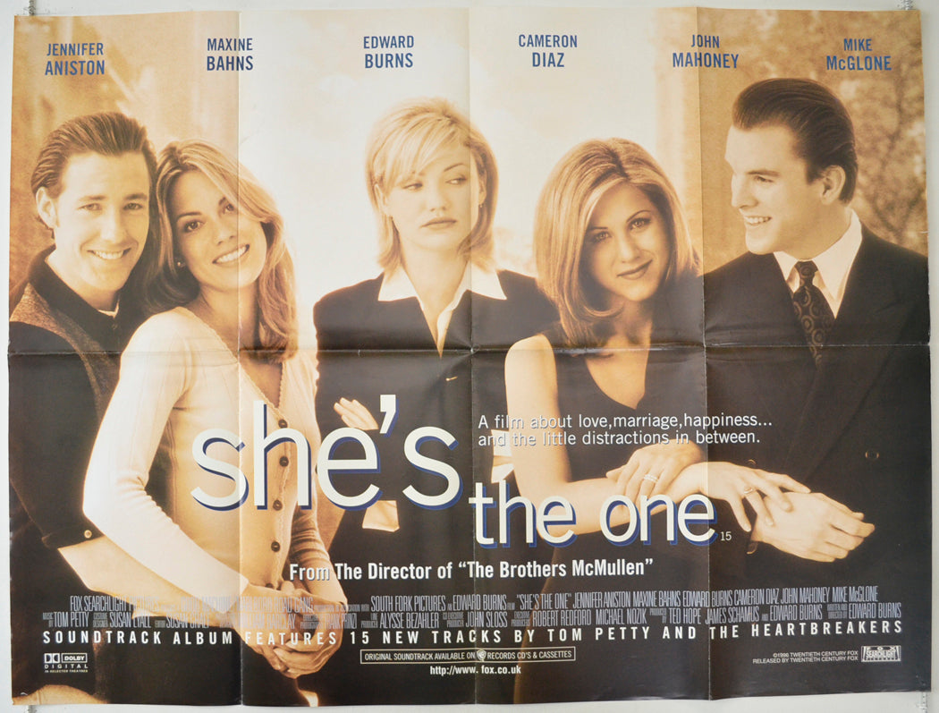 She's The One Original Quad Poster - Film Poster - Movie Poster  