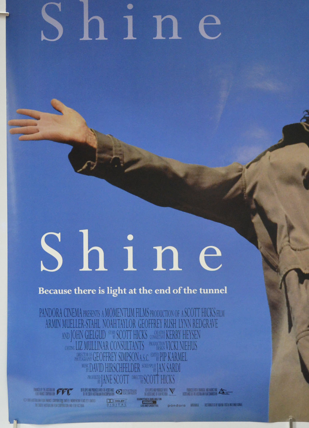 SHINE (Bottom Left) Cinema One Sheet Movie Poster 