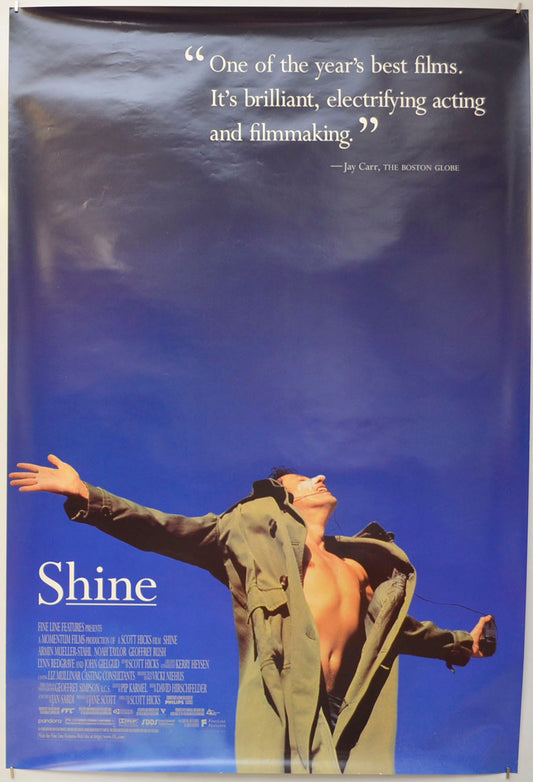 Shine Original One Sheet Poster - Film Poster - Movie Poster