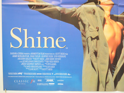 SHINE (Bottom Left) Cinema Quad Movie Poster 