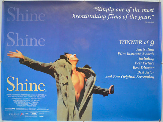 Shine Original Quad Poster - Film Poster - Movie Poster