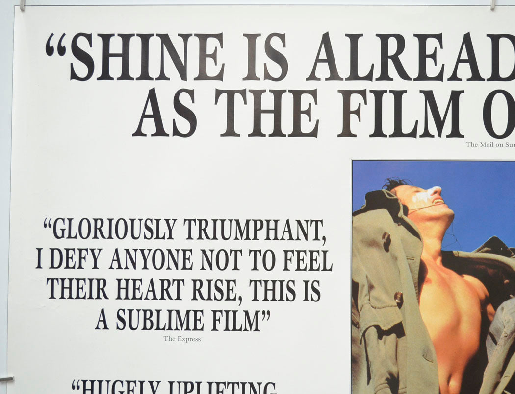 SHINE (Top Left) Cinema Quad Movie Poster 