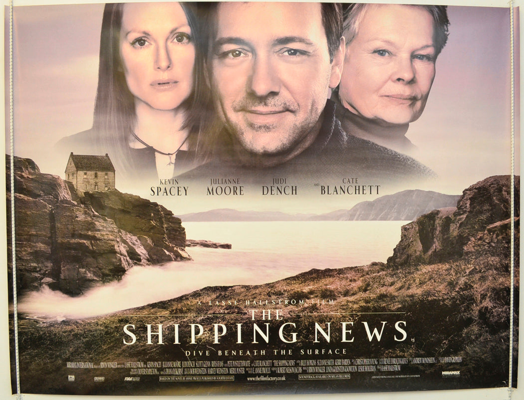 The Shipping News Original Quad Poster - Film Poster - Movie Poster  