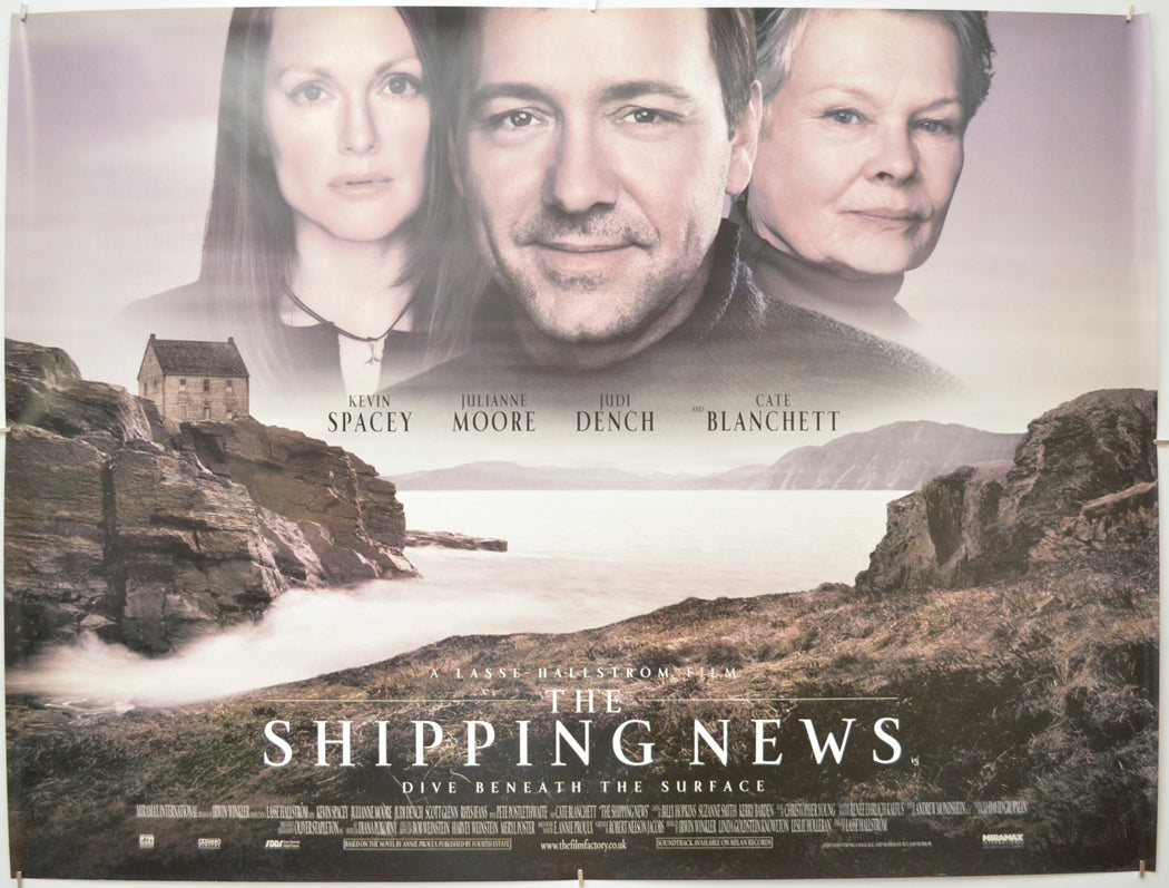 The Shipping News Original Quad Poster - Film Poster - Movie Poster