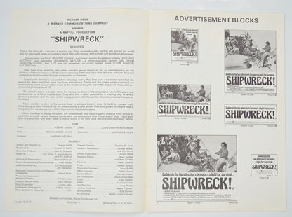 SHIPWRECK Cinema Exhibitors Campaign Pressbook - INSIDE 