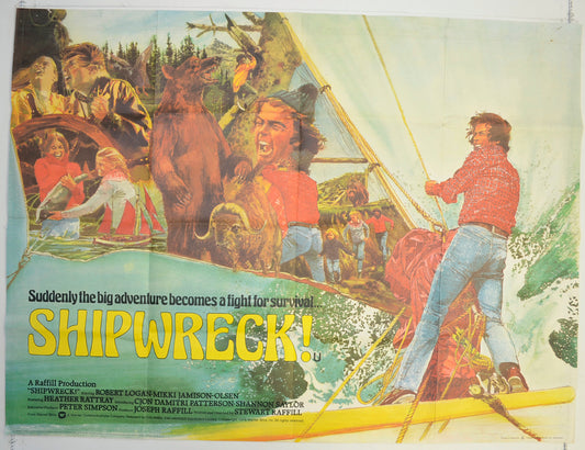 Shipwreck !  Original British Quad Poster - Film Poster - Movie Poster 