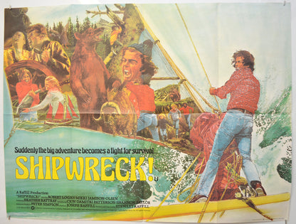 Shipwreck! (a.k.a. Adventures Of The Wilderness Family : Shipwreck !)  Original Quad Poster - Film Poster - Movie Poster