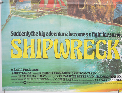 SHIPWRECK (Bottom Left) Cinema Quad Movie Poster 