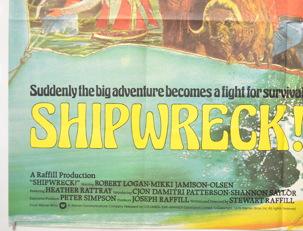 SHIPWRECK! (Bottom Left) Cinema Quad Movie Poster 