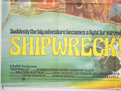 SHIPWRECK (Bottom Left) Cinema Quad Movie Poster 