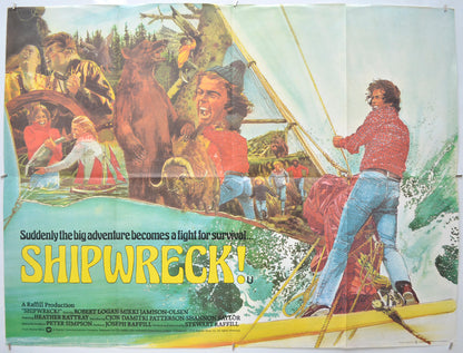 Shipwreck! (a.k.a. Adventures Of The Wilderness Family : Shipwreck !)  Original Quad Poster - Film Poster - Movie Poster  