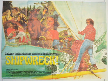 Shipwreck !  Original British Quad Poster - Film Poster - Movie Poster 