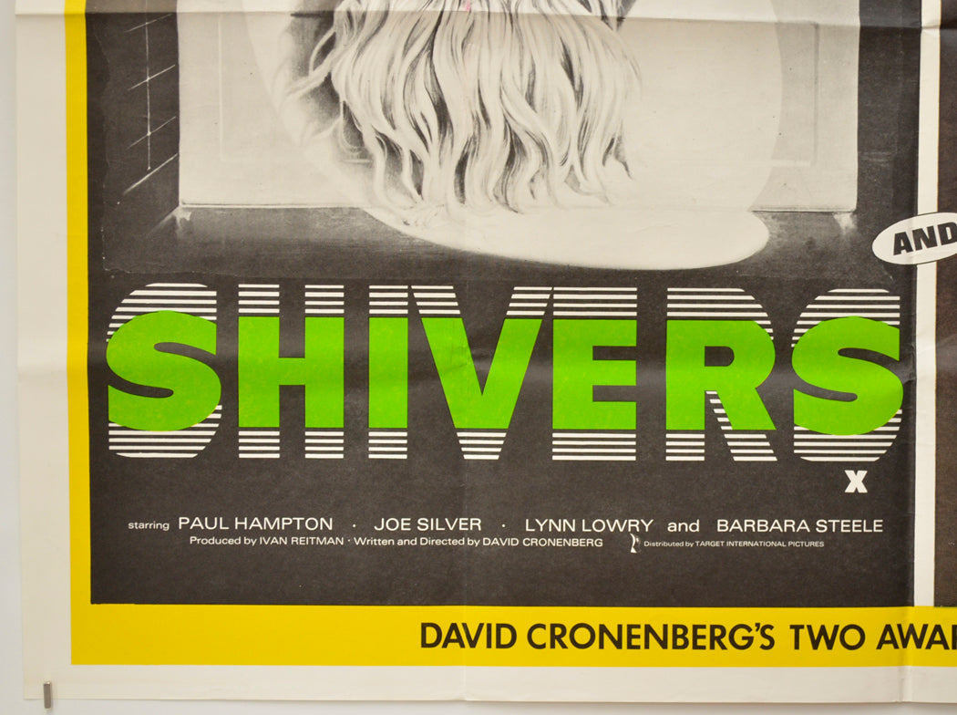 SHIVERS / RABID (Bottom Left) Cinema Quad Movie Poster 