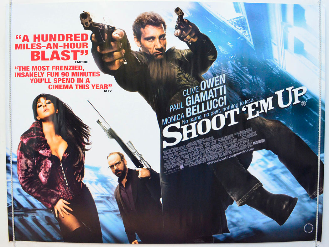 Shoot 'Em Up Original British Quad Poster - Film Poster - Movie Poster 