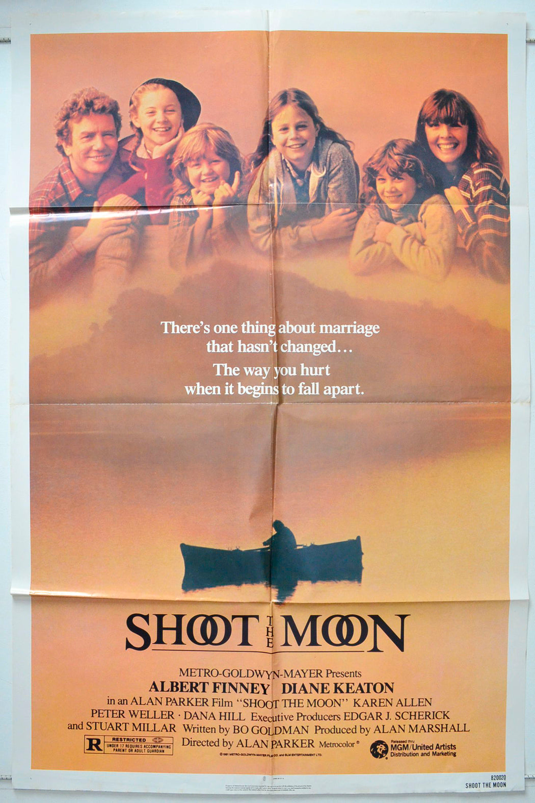 Shoot The Moon Original One Sheet Poster - Movie Poster