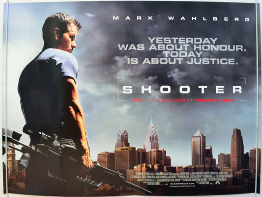 Shooter Original British Quad Poster - Film Poster - Movie Poster 