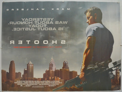 SHOOTER (Back) Cinema Quad Movie Poster 