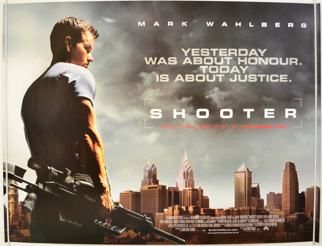 Shooter Original Quad Poster - Film Poster - Movie Poster  