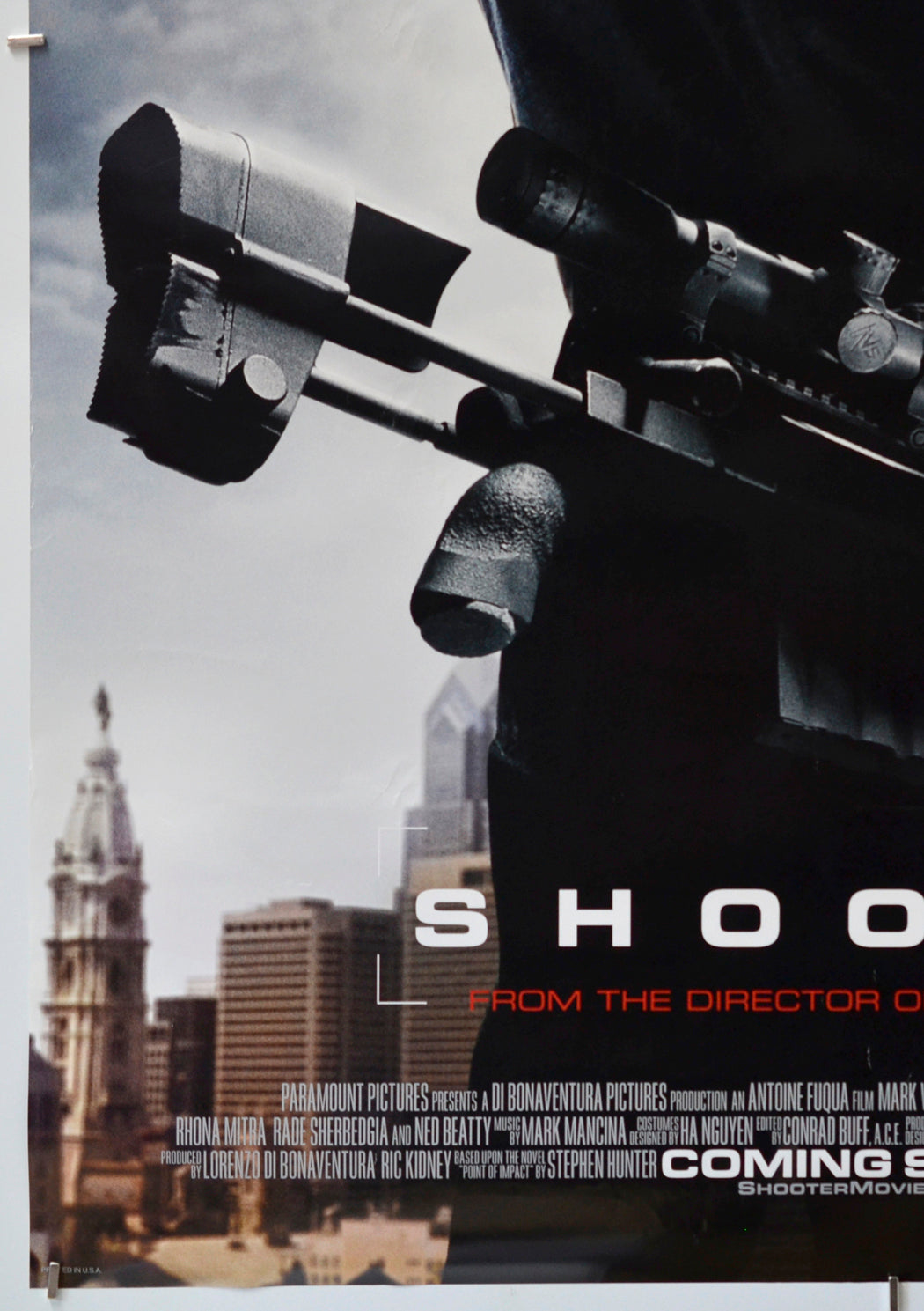 Shooter (Bottom Left) Cinema One Sheet Movie Poster 