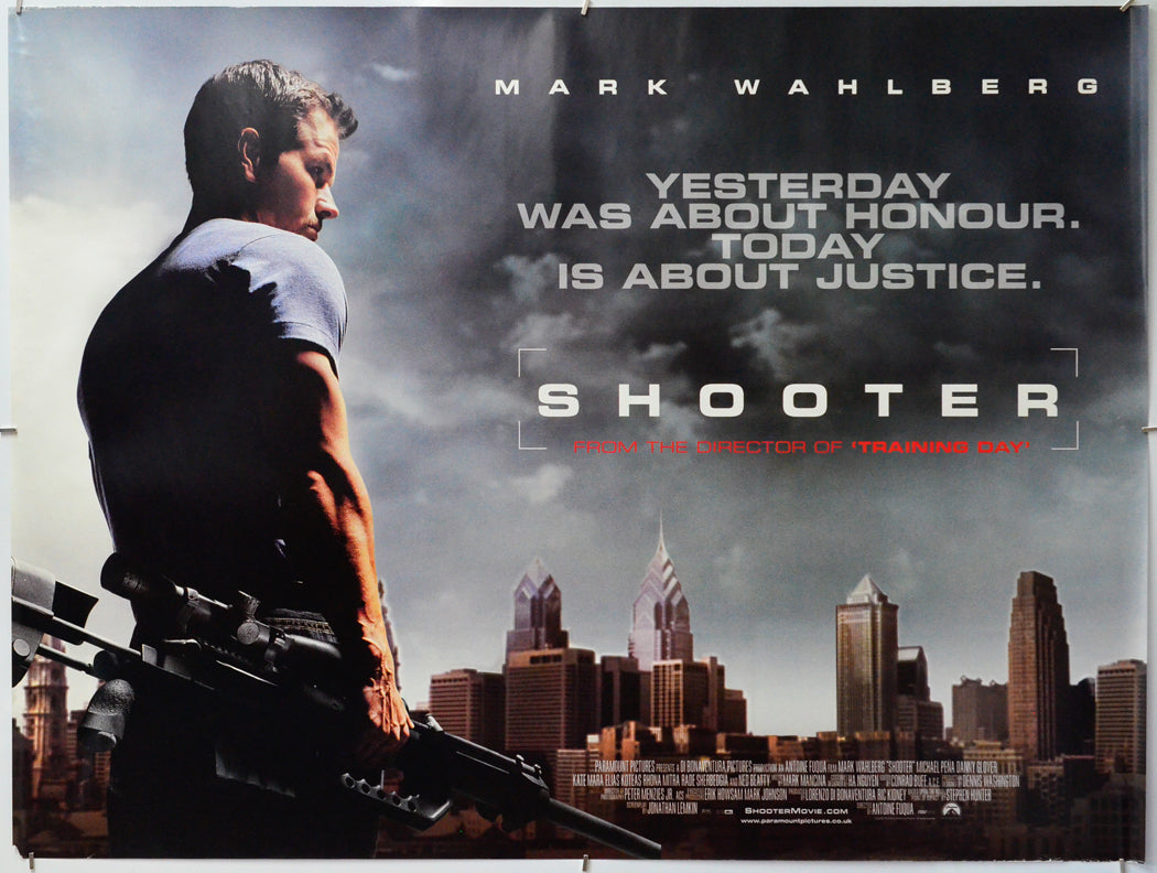 Shooter - Original Quad Poster - Film Poster - Movie Poster
