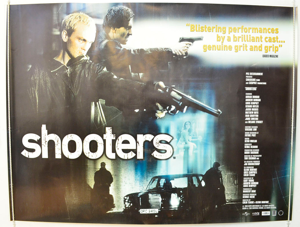 Shooters  Original British Quad Poster - Film Poster - Movie Poster