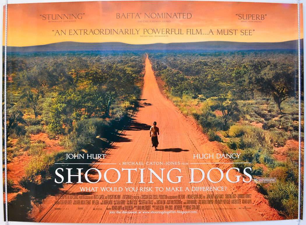 Shooting Dogs  Original British Quad Poster - Film Poster - Movie Poster 