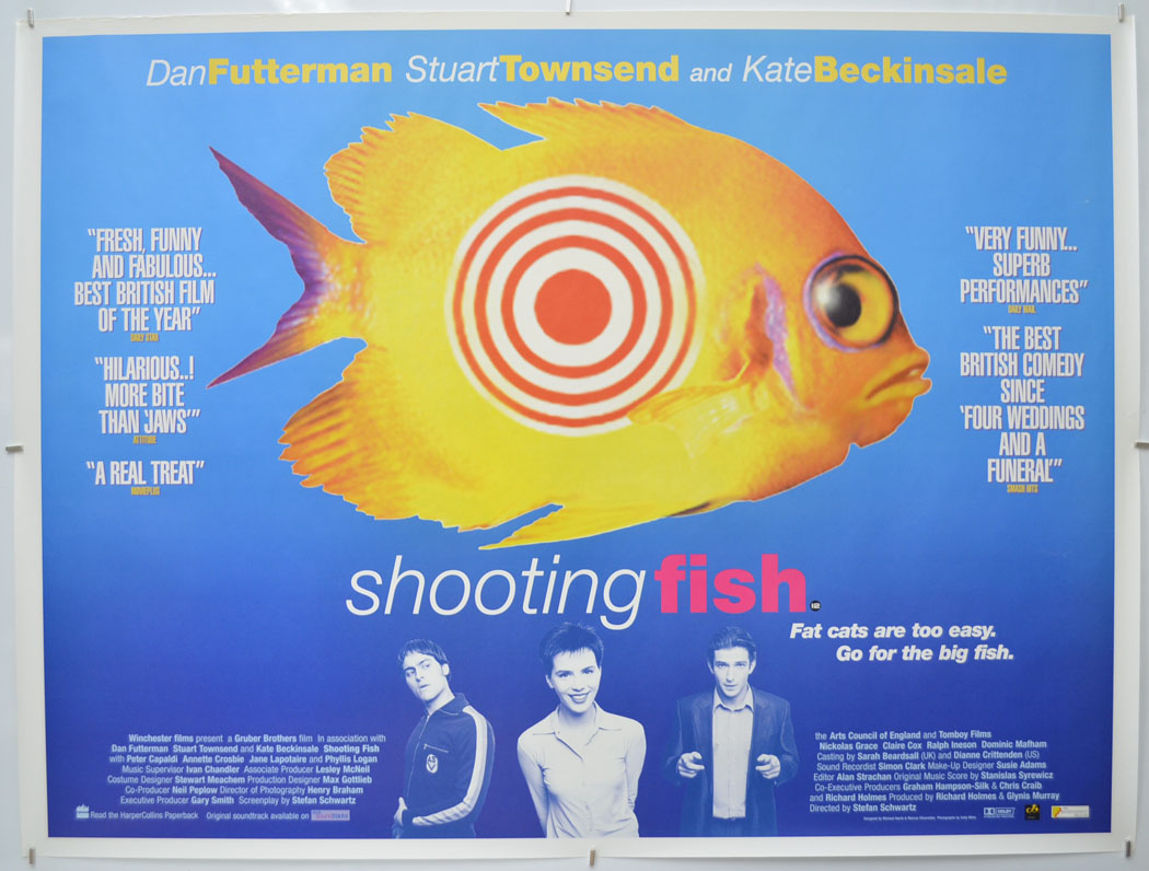 Shooting Fish Original Quad Poster - Film Poster - Movie Poster