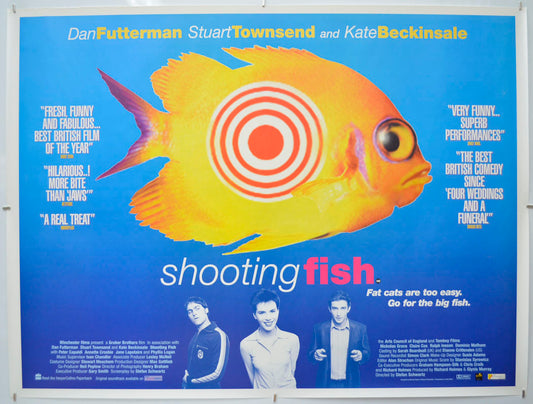 Shooting Fish Original Quad Poster - Film Poster - Movie Poster