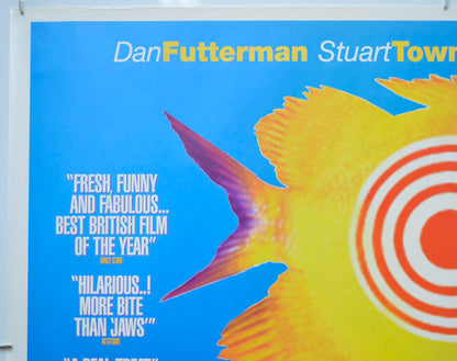 SHOOTING FISH (Top Left) Cinema Quad Movie Poster 