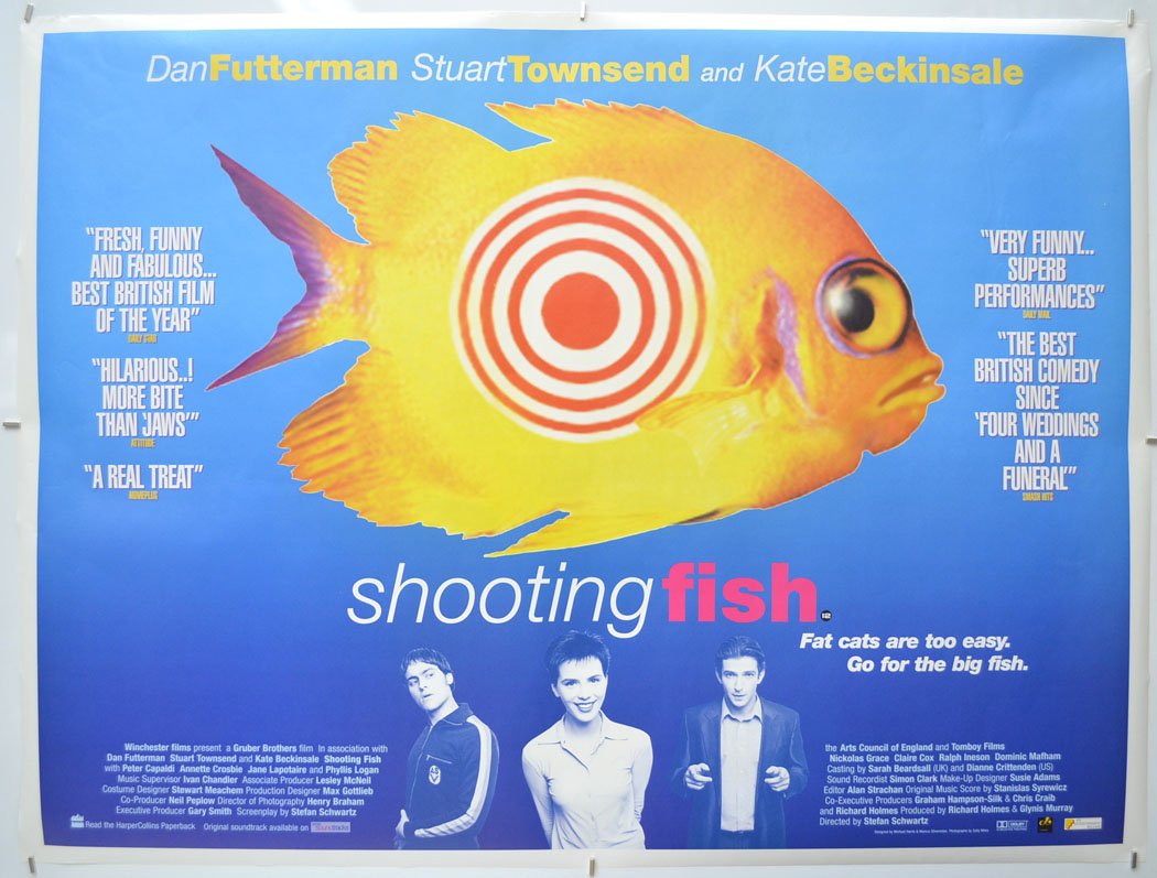 Shooting Fish Original Quad Poster - Film Poster - Movie Poster