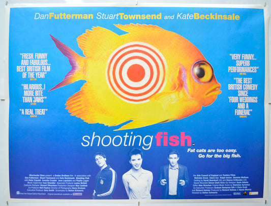 Shooting Fish Original Quad Poster - Film Poster - Movie Poster